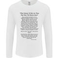 The Parachute Regiment Charter 1 2 3 4 Para Mens Long Sleeve T-Shirt White