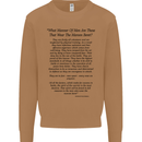 The Parachute Regiment Charter 1 2 3 4 Para Mens Sweatshirt Jumper Caramel Latte