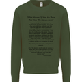 The Parachute Regiment Charter 1 2 3 4 Para Mens Sweatshirt Jumper Forest Green
