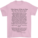 The Parachute Regiment Charter 1 2 3 4 Para Mens T-Shirt Cotton Gildan Light Pink