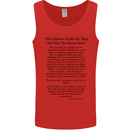 The Parachute Regiment Charter 1 2 3 4 Para Mens Vest Tank Top Red