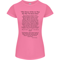 The Parachute Regiment Charter 1 2 3 4 Para Womens Petite Cut T-Shirt Azalea