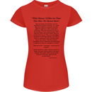 The Parachute Regiment Charter 1 2 3 4 Para Womens Petite Cut T-Shirt Red