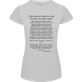 The Parachute Regiment Charter 1 2 3 4 Para Womens Petite Cut T-Shirt Sports Grey