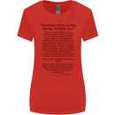 The Parachute Regiment Charter 1 2 3 4 Para Womens Wider Cut T-Shirt Red