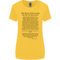 The Parachute Regiment Charter 1 2 3 4 Para Womens Wider Cut T-Shirt Yellow