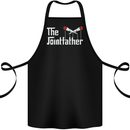The Pot Father Funny Weed Drugs Cannabis Cotton Apron 100% Organic Black
