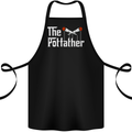 The Pot Father Funny Weed Drugs Cannabis Cotton Apron 100% Organic Black