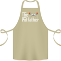 The Pot Father Funny Weed Drugs Cannabis Cotton Apron 100% Organic Khaki