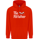 The Pot Father Funny Weed Drugs Cannabis Mens 80% Cotton Hoodie Bright Red