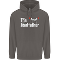 The Pot Father Funny Weed Drugs Cannabis Mens 80% Cotton Hoodie Charcoal