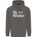 The Pot Father Funny Weed Drugs Cannabis Mens 80% Cotton Hoodie Charcoal