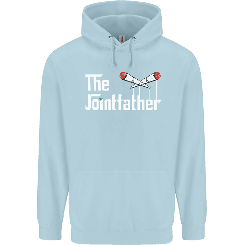 The Pot Father Funny Weed Drugs Cannabis Mens 80% Cotton Hoodie Light Blue