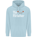 The Pot Father Funny Weed Drugs Cannabis Mens 80% Cotton Hoodie Light Blue