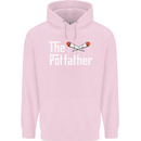 The Pot Father Funny Weed Drugs Cannabis Mens 80% Cotton Hoodie Light Pink