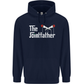 The Pot Father Funny Weed Drugs Cannabis Mens 80% Cotton Hoodie Navy Blue