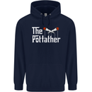 The Pot Father Funny Weed Drugs Cannabis Mens 80% Cotton Hoodie Navy Blue