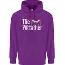 The Pot Father Funny Weed Drugs Cannabis Mens 80% Cotton Hoodie Purple
