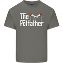 The Pot Father Funny Weed Drugs Cannabis Mens Cotton T-Shirt Tee Top Charcoal