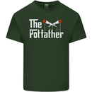 The Pot Father Funny Weed Drugs Cannabis Mens Cotton T-Shirt Tee Top Forest Green