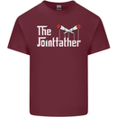 The Pot Father Funny Weed Drugs Cannabis Mens Cotton T-Shirt Tee Top Maroon