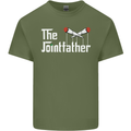 The Pot Father Funny Weed Drugs Cannabis Mens Cotton T-Shirt Tee Top Military Green