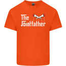 The Pot Father Funny Weed Drugs Cannabis Mens Cotton T-Shirt Tee Top Orange