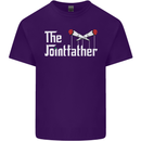 The Pot Father Funny Weed Drugs Cannabis Mens Cotton T-Shirt Tee Top Purple