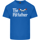The Pot Father Funny Weed Drugs Cannabis Mens Cotton T-Shirt Tee Top Royal Blue