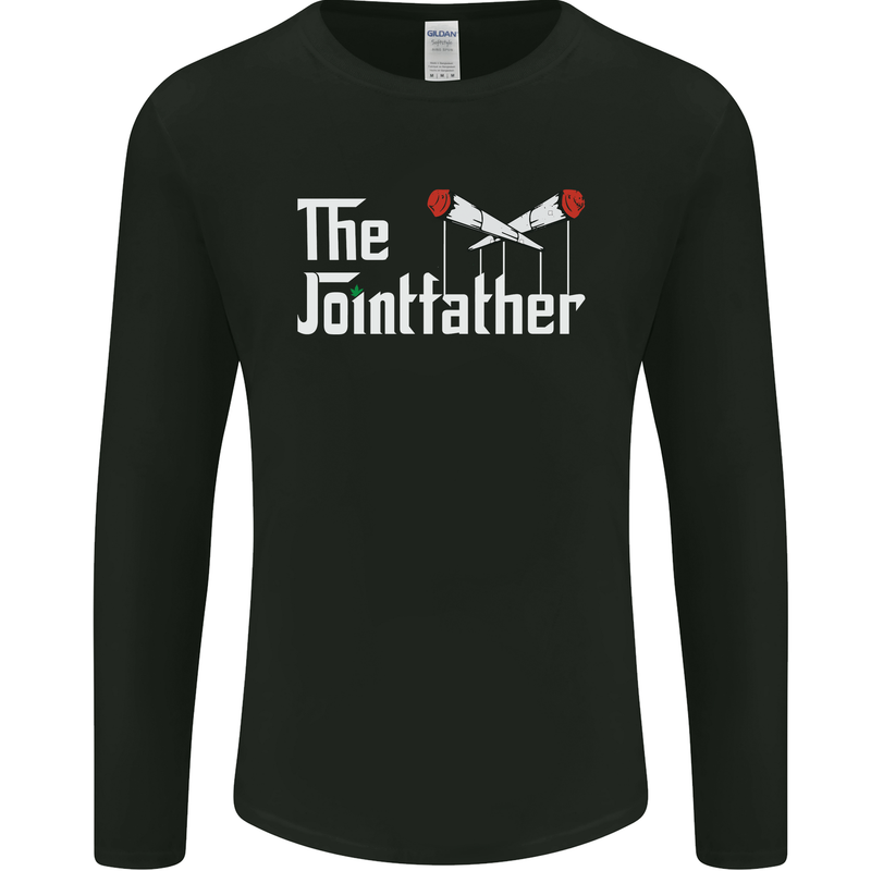 The Pot Father Funny Weed Drugs Cannabis Mens Long Sleeve T-Shirt Black