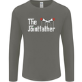 The Pot Father Funny Weed Drugs Cannabis Mens Long Sleeve T-Shirt Charcoal
