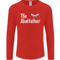 The Pot Father Funny Weed Drugs Cannabis Mens Long Sleeve T-Shirt Red