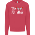 The Pot Father Funny Weed Drugs Cannabis Mens Sweatshirt Jumper Heliconia