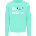 The Pot Father Funny Weed Drugs Cannabis Mens Sweatshirt Jumper Peppermint