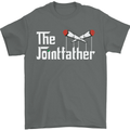 The Pot Father Funny Weed Drugs Cannabis Mens T-Shirt Cotton Gildan Charcoal