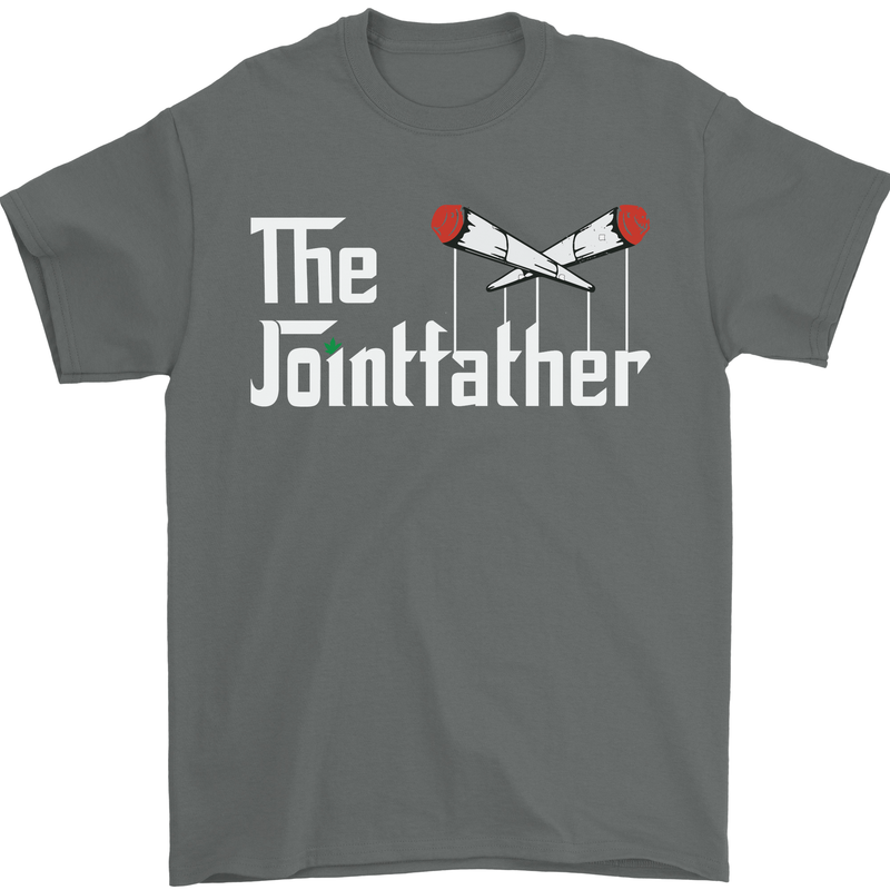 The Pot Father Funny Weed Drugs Cannabis Mens T-Shirt Cotton Gildan Charcoal