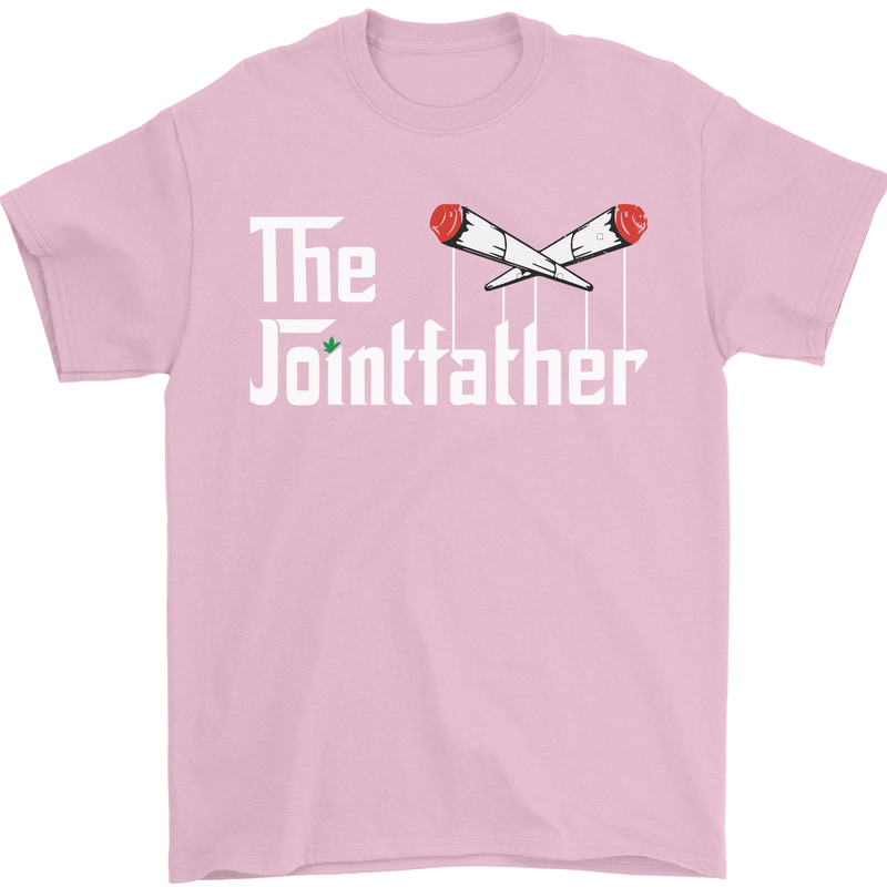The Pot Father Funny Weed Drugs Cannabis Mens T-Shirt Cotton Gildan Light Pink