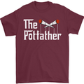 The Pot Father Funny Weed Drugs Cannabis Mens T-Shirt Cotton Gildan Maroon