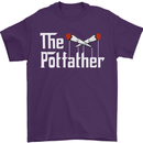 The Pot Father Funny Weed Drugs Cannabis Mens T-Shirt Cotton Gildan Purple