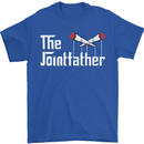 The Pot Father Funny Weed Drugs Cannabis Mens T-Shirt Cotton Gildan Royal Blue