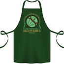 The Power of Sagittarius Woman Star Sign Cotton Apron 100% Organic Forest Green