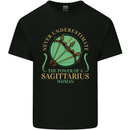 The Power of Sagittarius Woman Star Sign Mens Cotton T-Shirt Tee Top Black