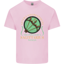 The Power of Sagittarius Woman Star Sign Mens Cotton T-Shirt Tee Top Light Pink