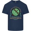 The Power of Sagittarius Woman Star Sign Mens Cotton T-Shirt Tee Top Navy Blue