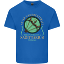 The Power of Sagittarius Woman Star Sign Mens Cotton T-Shirt Tee Top Royal Blue