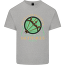 The Power of Sagittarius Woman Star Sign Mens Cotton T-Shirt Tee Top Sports Grey