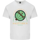 The Power of Sagittarius Woman Star Sign Mens Cotton T-Shirt Tee Top White