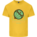 The Power of Sagittarius Woman Star Sign Mens Cotton T-Shirt Tee Top Yellow