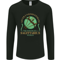 The Power of Sagittarius Woman Star Sign Mens Long Sleeve T-Shirt Black