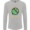 The Power of Sagittarius Woman Star Sign Mens Long Sleeve T-Shirt Sports Grey